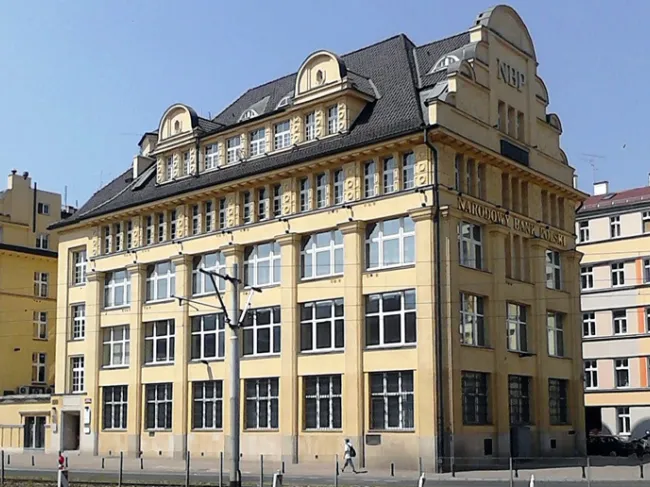 Polish National Bank Building in Wroclaw